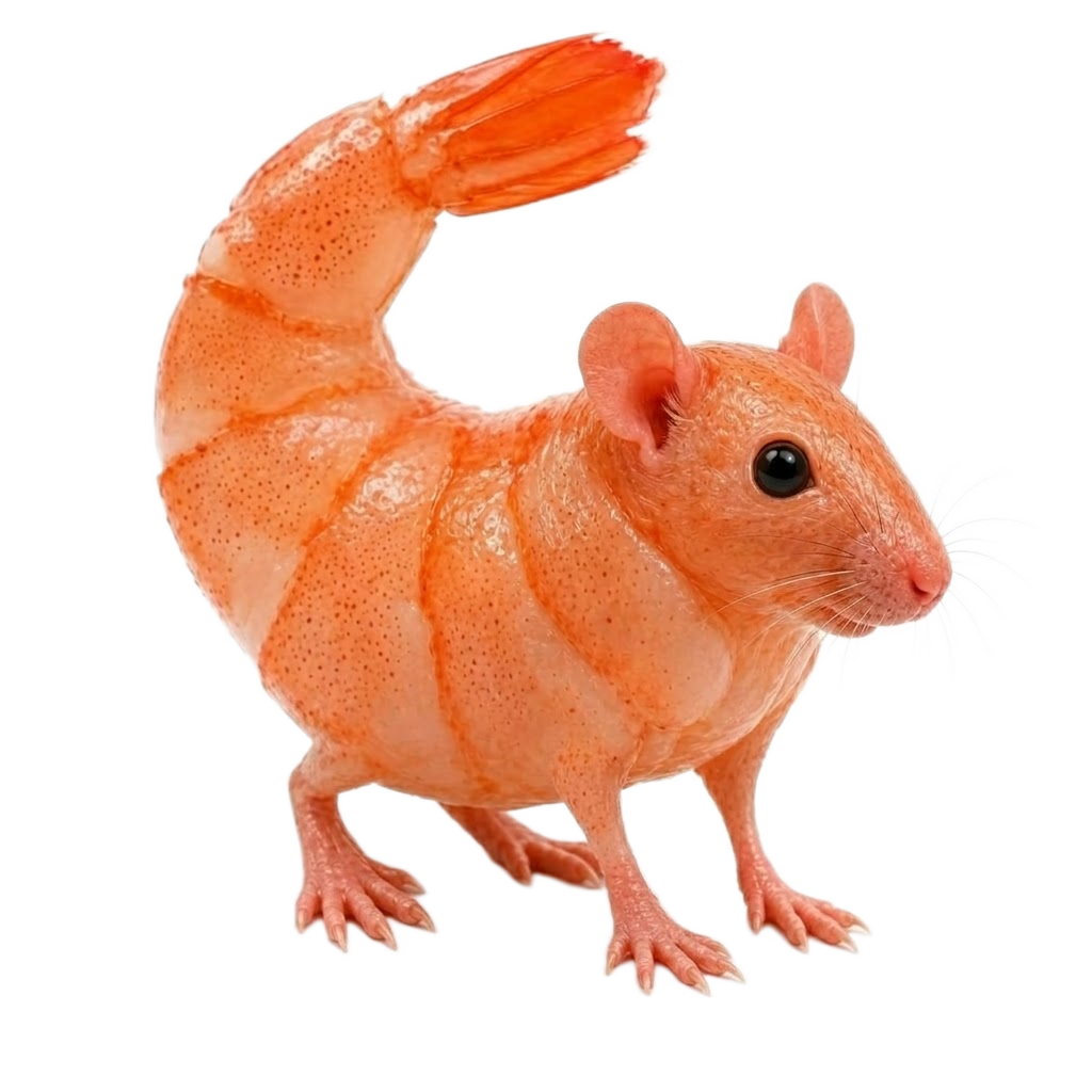 Shrimp Rat mascot
